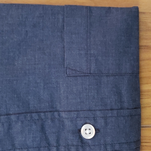 J. Crew Heathered Cotton Button Down Shirt - Picture 4 of 4